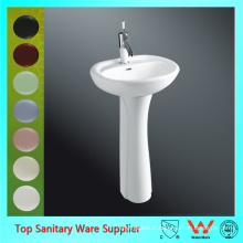 Chaozhou sanitaire ware céramique lavabo avec support